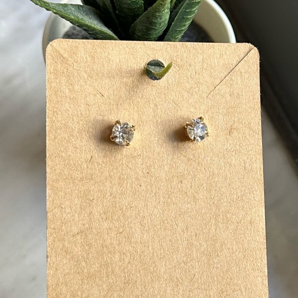 2 pairs of Diamond Simulant Earrings - Picture 1 of 4